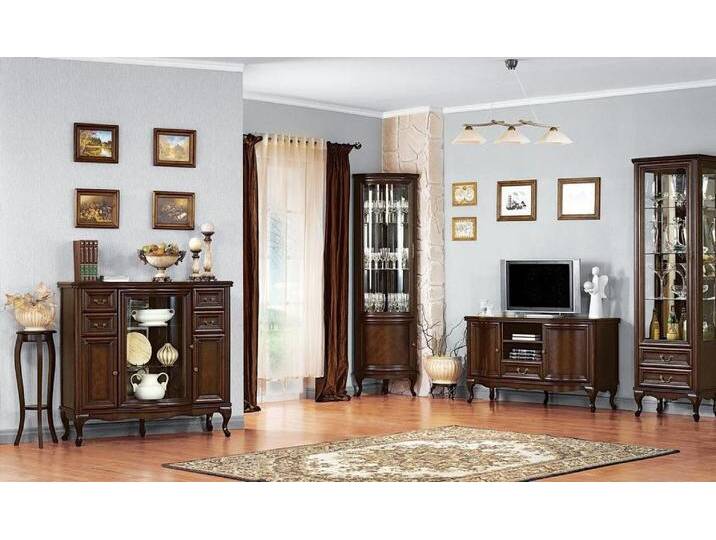 Xlmoebel Glasvitrine Traditionelles Wohnzimmer-Ensemble in Braun mit Glasvitrine Xlmoebel Glasvitrine Traditionelles Wohnzimmer-Ensemble in Braun mit Glasvitrine von OTTO
