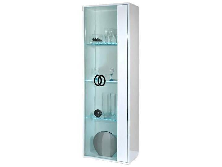 Xlmoebel Glasvitrine Zeitgemäße Vitrine Mit Licht Eleganter Schrank Fines Design (1-St., Vitrine) Hergestellt in Italy, weiß von OTTO