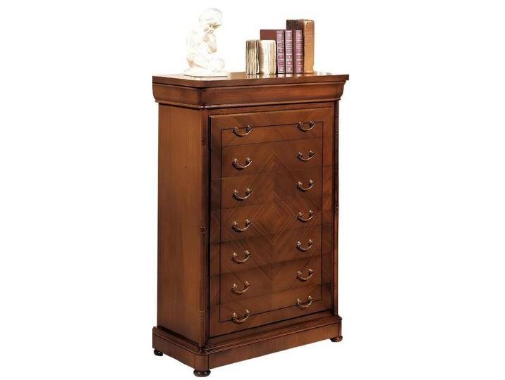 Xlmoebel Hochkommode Neues Luxus-Holzmöbel im antiken Stil für Schrank, Kommode, Anrichte, (1 St., Kommode), Hergestellt in Italy, braun von OTTO