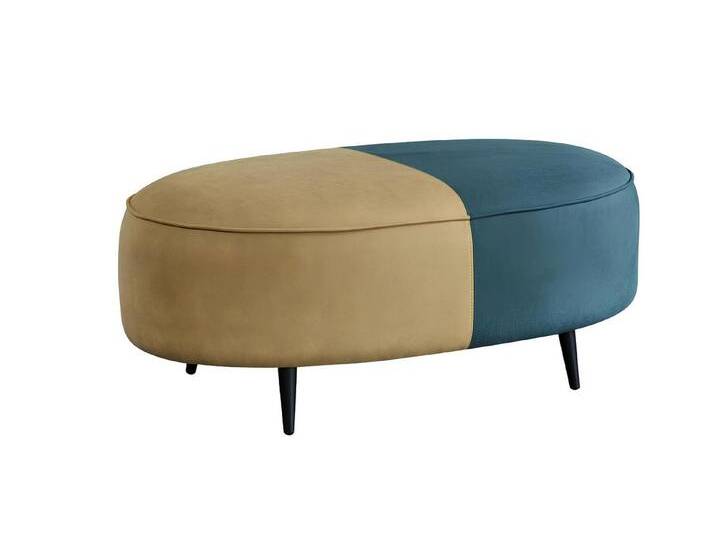Xlmoebel Hocker Chesterfield Pouf in ovalem Design - Polsterhocker Fußhocker Sitzmöbel (Hocker), Hergestellt in Europa, blau von OTTO