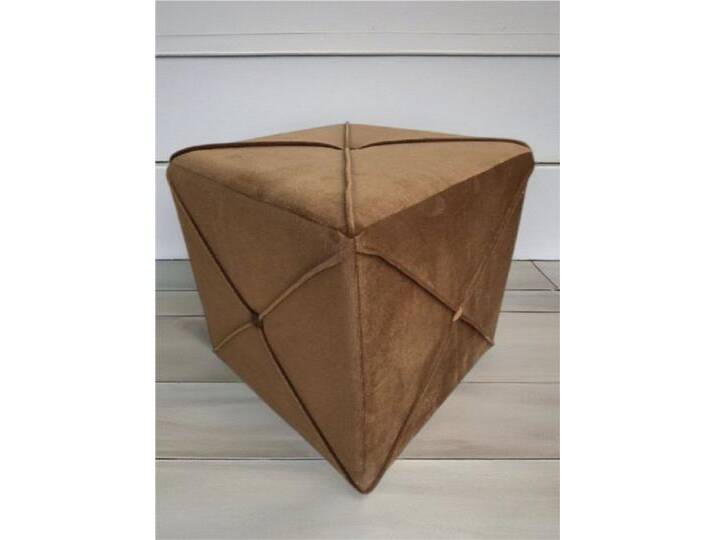 Xlmoebel Hocker Designer Sitzhocker Pouf Hocker Sitzwürfel moderner Fußhocker Sofort (1 St., Hocker), Hergestellt in Europa, braun von OTTO