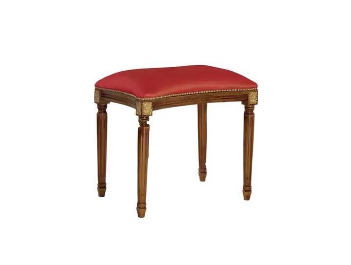Xlmoebel Hocker Designer-Sitzhocker mit Polsterung und Textilbezug für Ihr Zuhause (1 St., Hocker), Hergestellt in Europa, rot von OTTO