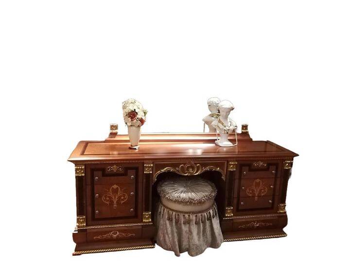 Xlmoebel Hocker Eleganter Designer Sitzhocker Beistell Pouf Fußablage Schlafzimmer (Hocker), Hergestellt in Europa, silberfarben von OTTO