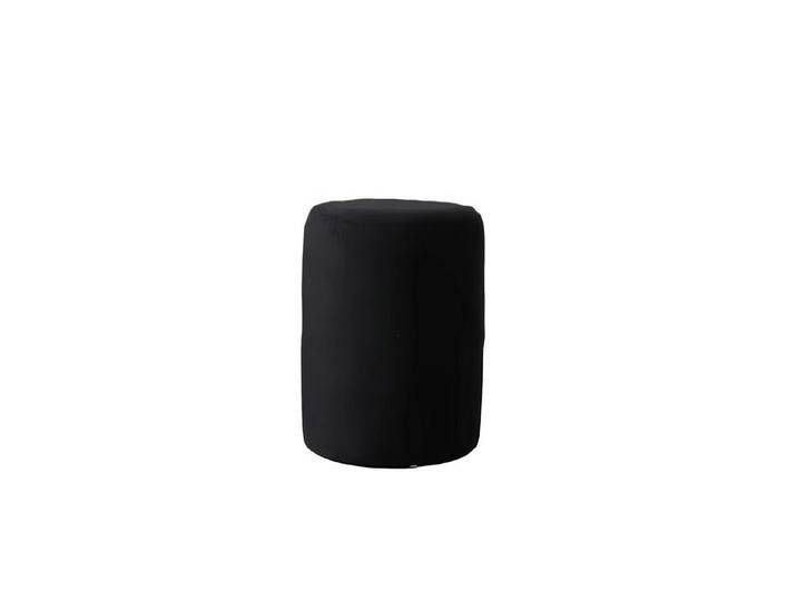 Xlmoebel Hocker Hochwertiger Wohnzimmer-Sitzhocker in Schwarz mit luxuriöser (Hocker), Hergestellt in Europa, schwarz von OTTO