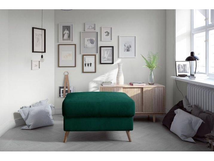 Xlmoebel Hocker Pouf Sofa Polster Beistellhocker Fußhocker Ottomane Modern (1 St), Hergestellt in Europa, grün, Grün von OTTO