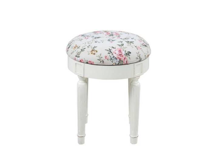 Xlmoebel Hocker Kreisförmiger Sitzhocker Poufa Fußhocker Kreisförmiger Polsterhocker (Hocker), Hergestellt in Europa, weiß von OTTO