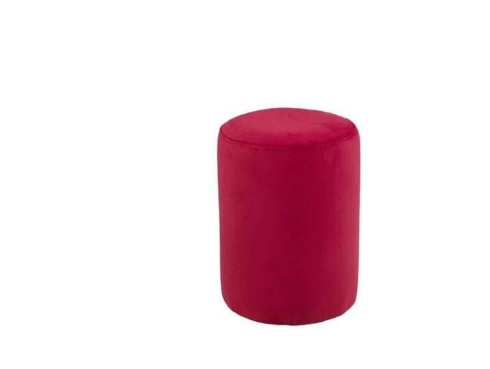 Xlmoebel Hocker Neuer Luxushocker in Rosa mit Textilpolsterung (Hocker), Hergestellt in Europa, rosa von OTTO