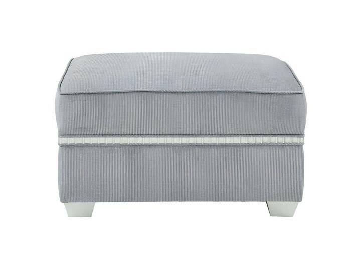 Xlmoebel Hocker Neues Sitzmöbel aus Textilstoff und Holz - Hocker, Sofa (1 St., Hocker), Hergestellt in Europa, grau von OTTO