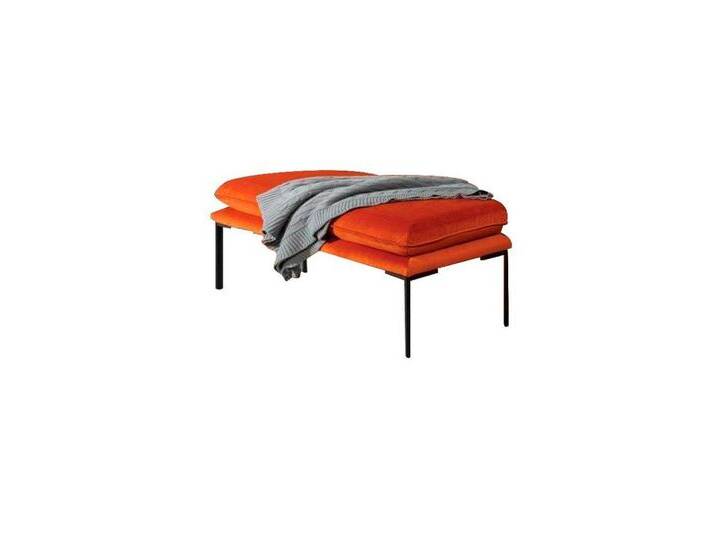 Xlmoebel Hocker Orange Pouf Sitzpuff Fußpuff Hocker Polsterhocker Sitzpuff (Hocker), Hergestellt in Europa, orange von OTTO