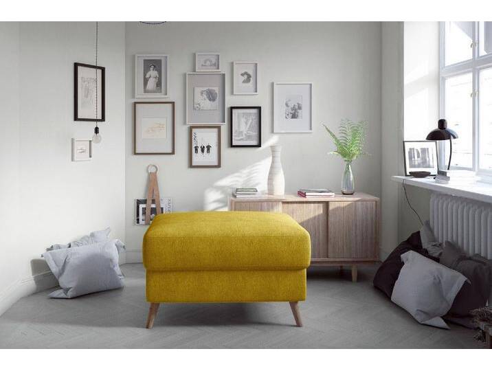 Xlmoebel Hocker Pouf Sofa Polster Beistellhocker Fußhocker Ottomane Modern (1 St), Hergestellt in Europa, gelb, Gelb von OTTO