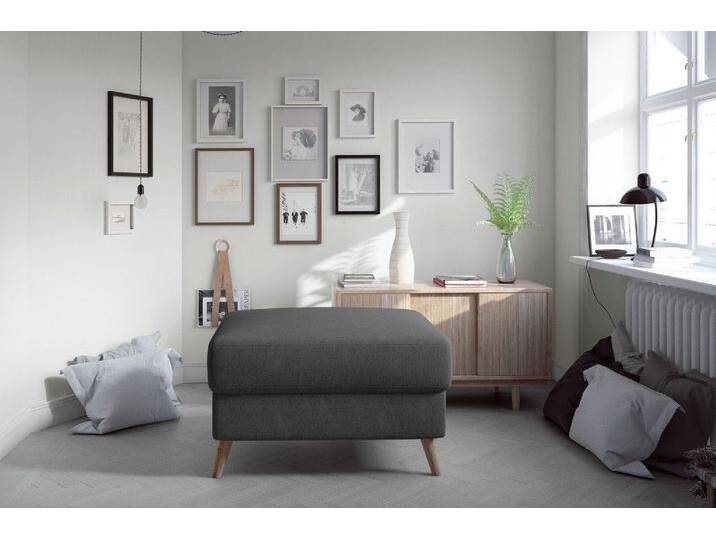 Xlmoebel Hocker Pouf Sofa Polster Beistellhocker Fußhocker Ottomane Modern (1 St), Hergestellt in Europa, grau, Grau von OTTO