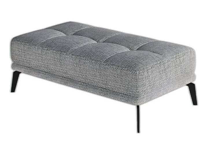 Xlmoebel Hocker Sitzhocker Lounge Hocker XXL Club Ottoman Leder Stoff Ottoman (Hocker), Hergestellt in Europa, grau, Grau von OTTO