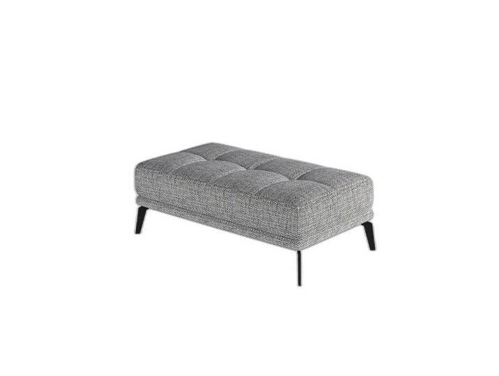 Xlmoebel Hocker Sitzhocker Lounge Hocker XXL Club Ottoman Leder Stoff Ottoman (Hocker), Hergestellt in Europa, grau, Grau von OTTO