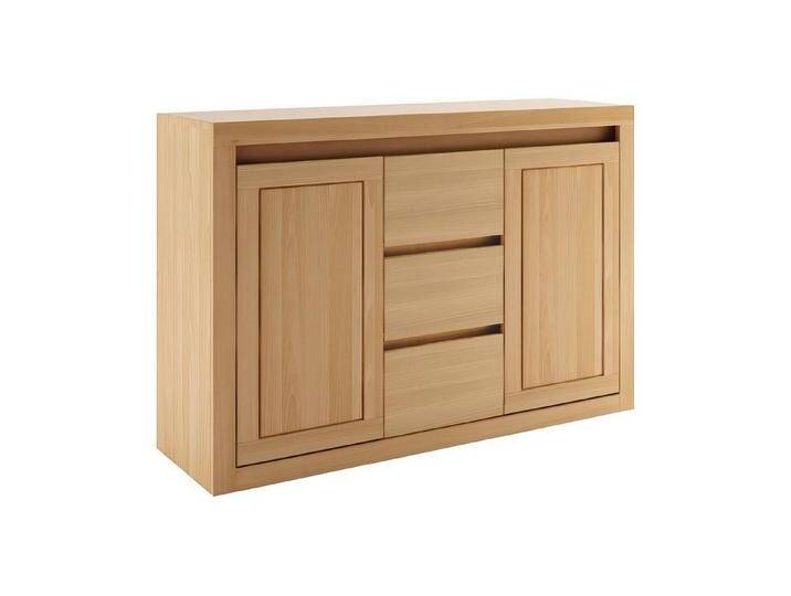 Xlmoebel Kombikommode Massivholz Anrichte aus Eiche in den Maßen 140x90cm - Schrank mit (1 St., Anrichten), Hergestellt in Europa, beige von OTTO