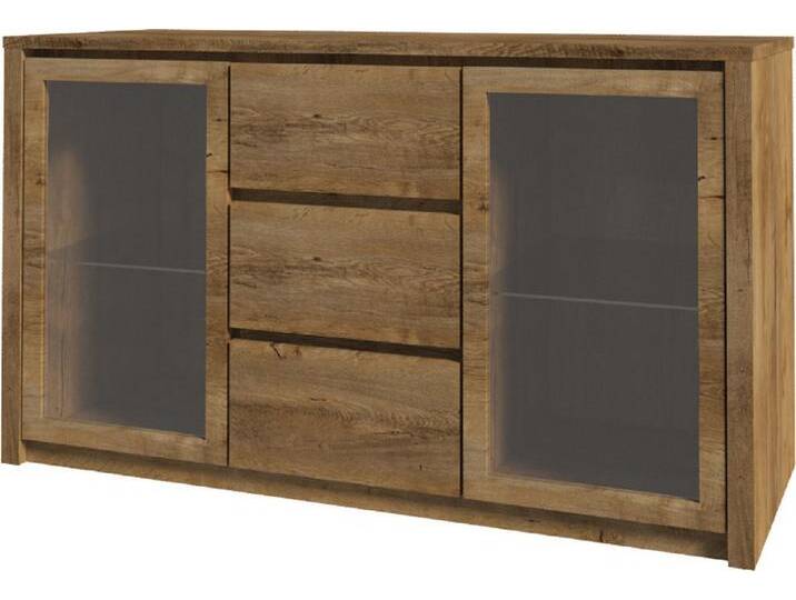 Xlmoebel Kombikommode Neue massive Holz-Kommode Anrichte Sideboard Möbelkommode (1 St., Kommode), Hergestellt in Europa, braun von OTTO