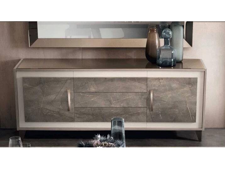 Xlmoebel Kombikommode Schrank Kommode Vitrine Luxus Möbel Set arredoclassic (Kommode), Hergestellt in Europa, grau von OTTO