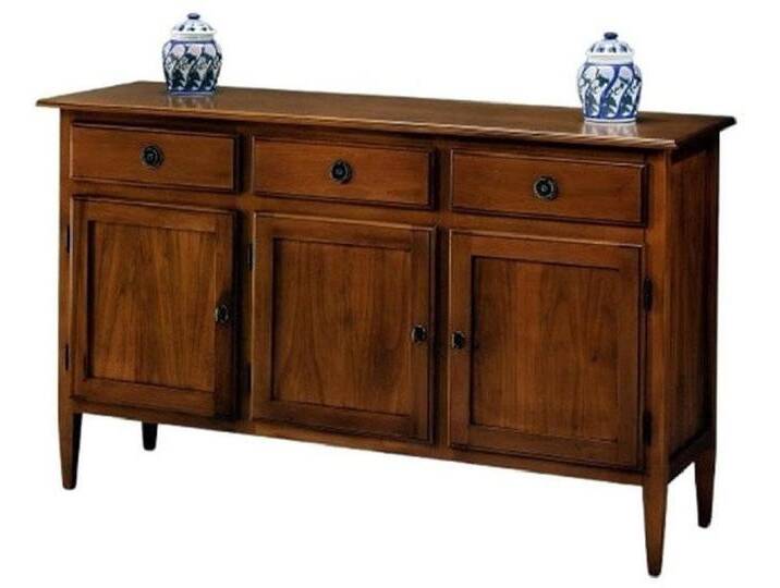 Xlmoebel Kombikommode Braune Massivholz-Kommode Anrichte Sideboard Möbel Schrank, Hergestellt in Italy, braun von OTTO