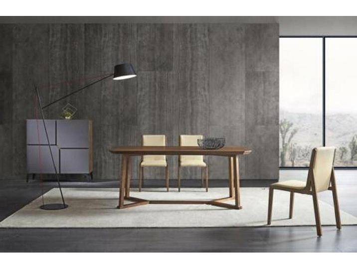 Xlmoebel Esszimmer-Set Esszimmermöbeln: Italienische Designer Kommode, Tisch und 3x Stühle, (Esstisch + 3x Stuhl + Kommode), Hergestellt in Europa von OTTO