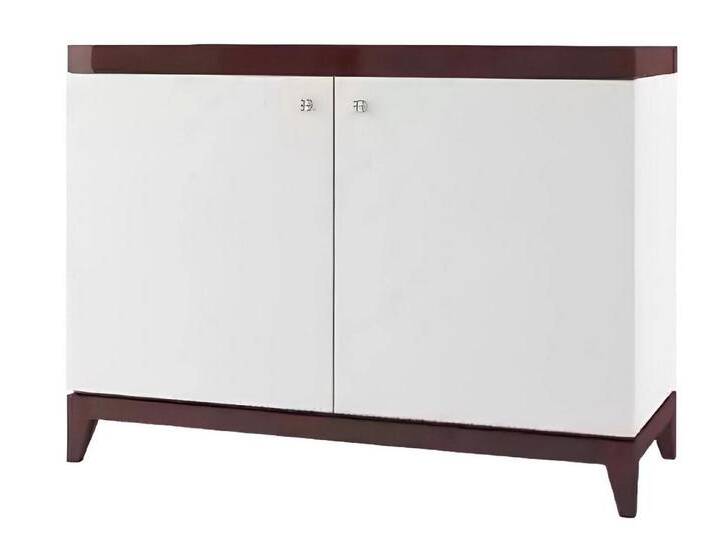 Xlmoebel Kommode Hochglanz Möbel Schrank mit luxuriöser Kommode und großem Sideboard (Kommode), Hergestellt in Europa, weiß von OTTO
