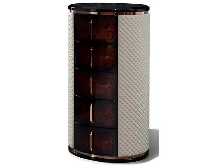 Xlmoebel Hochkommode Hochkommode in edlem Braun - Luxuriöser Schrank im modernen (Hochkommode), Hergestellt in Europa, braun von OTTO