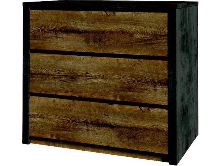 Xlmoebel Kommode Luxuriöser Wohnzimmer-Schrank im Landhausstil mit Regal und Anrichte (1 St., Kommode), Hergestellt in Europa, braun von OTTO