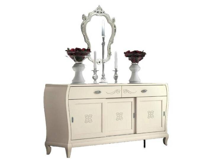 Xlmoebel Kommode Neuer eleganter Holzschrank aus Italien mit luxuriöser Kommode, Regal (Kommode), Hergestellt in Italy, beige von OTTO