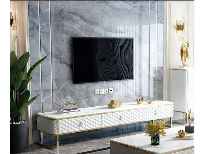Xlmoebel Kommode Set von Wohnzimmermöbeln im Designer-Stil bestehend (3 tlg. Wohnzimmer Set(Sideboard+Couchtisch+Kommode), Hergestellt in Europa, weiß von OTTO