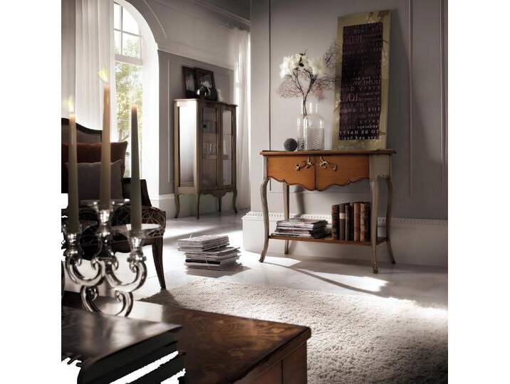 Xlmoebel Konsolentisch Holzkonsole für Telefon und Beistellzwecke - Italienische Möbel (Konsolentisch), Hergestellt in Europa, braun von OTTO