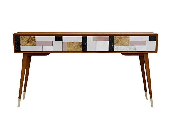 Xlmoebel Konsolentisch Holztisch mit modernem und luxuriösem Design für die Verwendung (1-St., Konsolentisch), Hergestellt in Europa, braun von OTTO