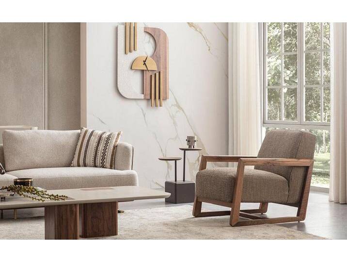 Xlmoebel Loungesessel Luxuriöser Entspannungssessel mit modernem Design in Textilbezug (Sessel), Hergestellt in Europa, grau von OTTO