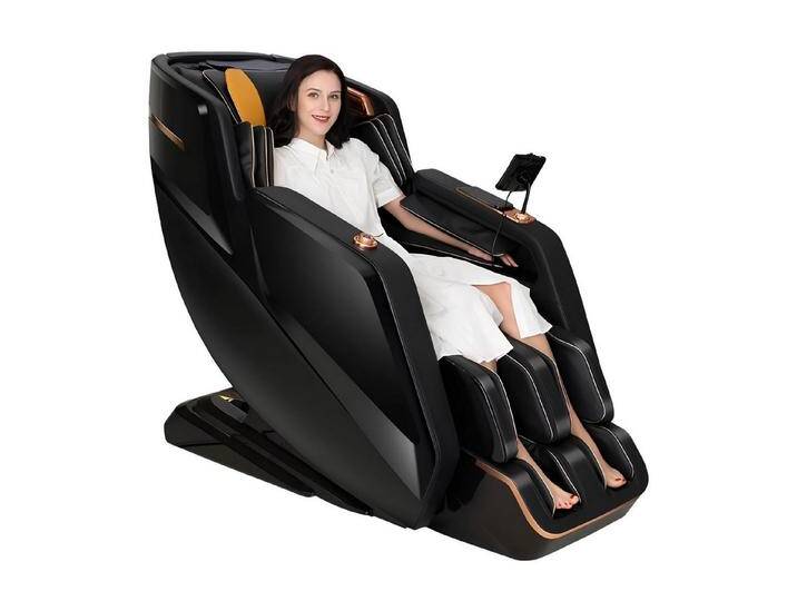 Xlmoebel Massagesessel Luxus 4D Massagesessel mit Elektro- & Wellness-Funktionen (Massagesessel), Hergestellt in Europa, schwarz von OTTO