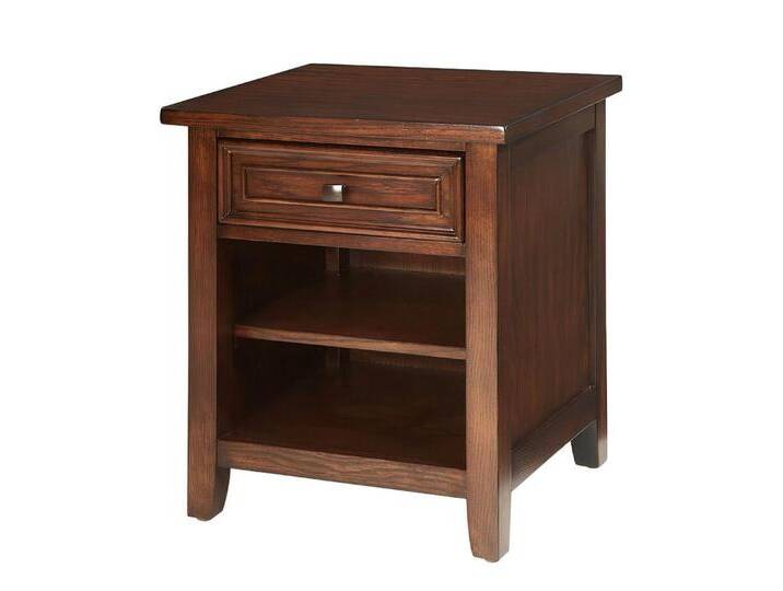 Xlmoebel Nachttisch Design Nachttisch Kommode Schrank Konsole - Möbel für das Schlafzimmer (1-St., Nachttisch), Hergestellt in Europa, braun von OTTO