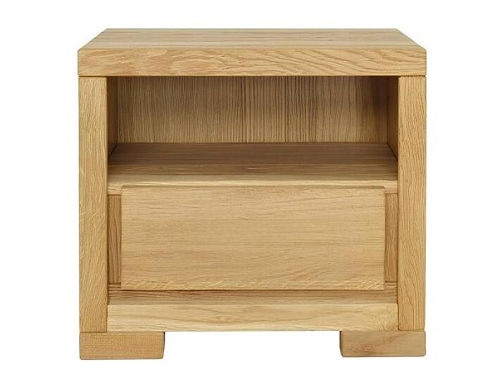 Xlmoebel Nachttisch Handgefertigter Holz-Nachttisch im Design-Stil mit Schubladen (Nachttisch), Hergestellt in Europa, beige von OTTO