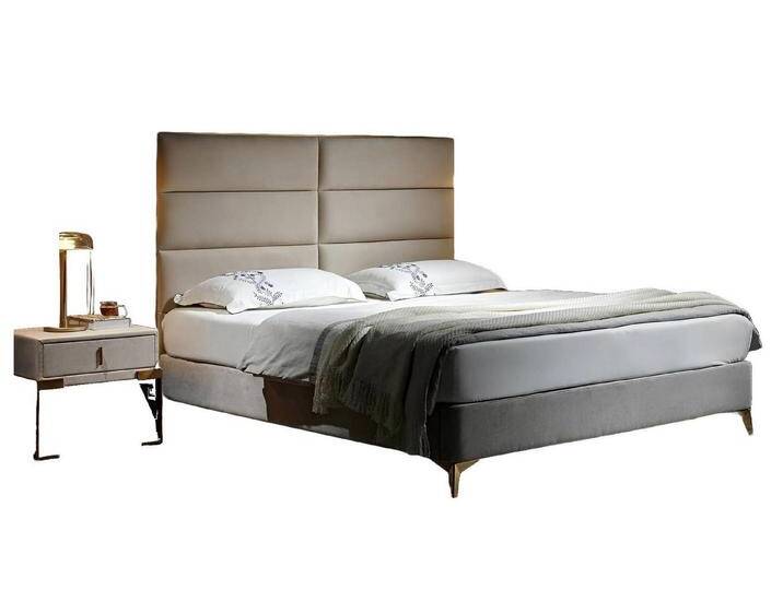 Xlmoebel Nachttisch Holz-Nachttisch-Kommode für Designer-Schlafzimmer (Nachttisch), Hergestellt in Europa, grau von OTTO