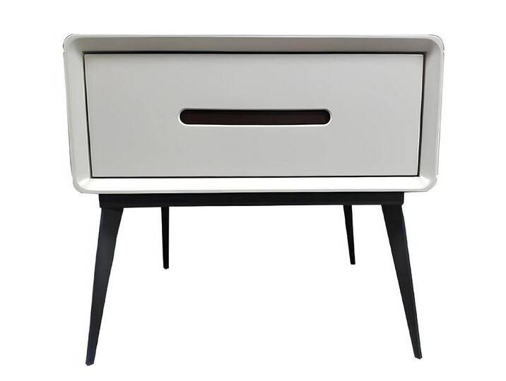 Xlmoebel Nachttisch Luxuriöser Original Design-Nachttisch-Konsolentisch für das (Nachttisch), Hergestellt in Europa, weiß von OTTO