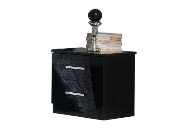 Xlmoebel Nachttisch Nacht Tisch Beistell Schlaf Designer Zimmer Tische Metall Glanz (1-St., Nachttisch), Hergestellt in Europa, schwarz von OTTO