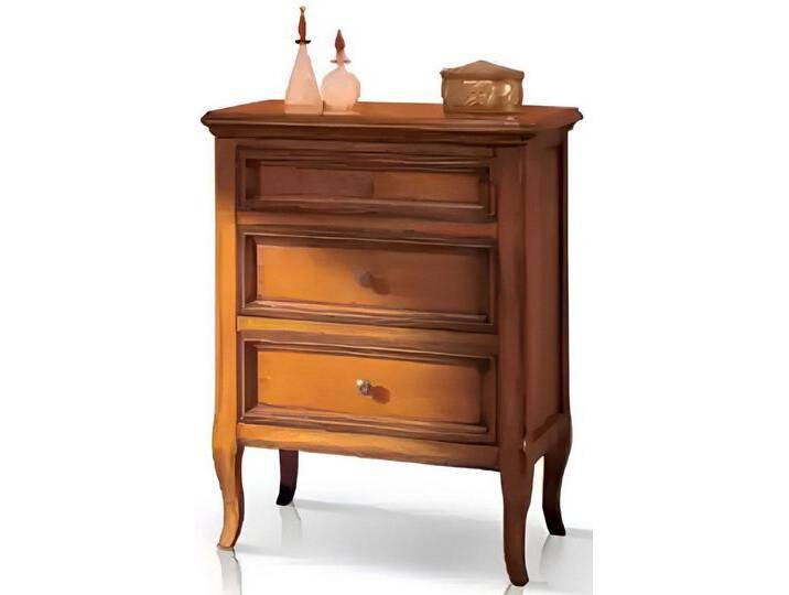 Xlmoebel Nachttisch Nachtkonsole Klassik Schubfächern - Konsole im Design (1-St., Schubkastenkommode), Hergestellt in Europa, braun von OTTO