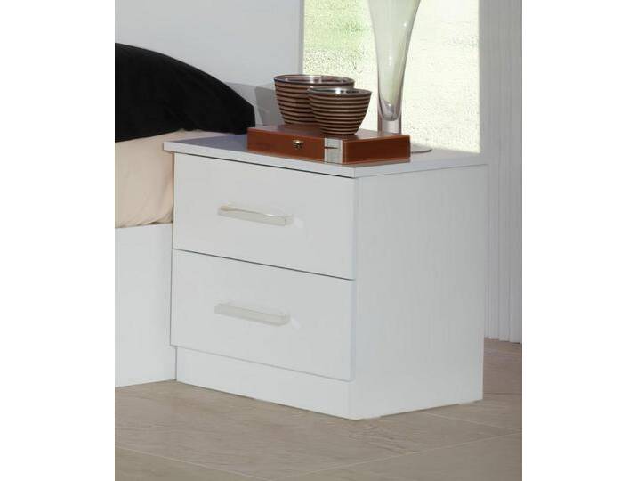 Xlmoebel Nachttisch Moderner Holz Konsolen Nacht Tisch im eleganten Design (1-St., Nachttisch), Hergestellt in Europa, weiß von OTTO