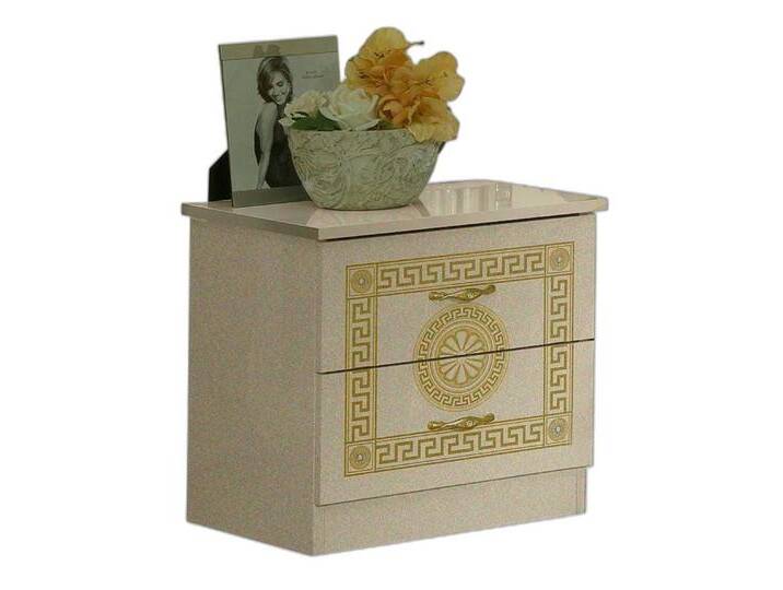 Xlmoebel Nachttisch Nachtkonsole Design Schlafzimmer Tisch Holz modern elegant (1-St., Nachttisch), Hergestellt in Europa, beige von OTTO