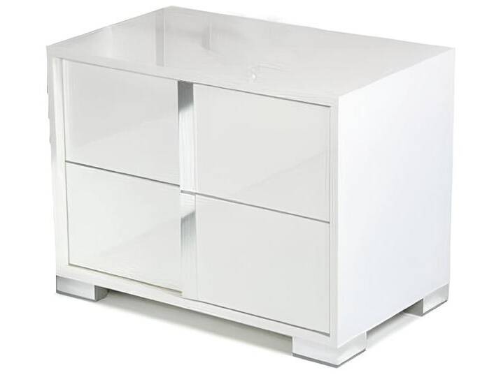 Xlmoebel Nachttisch Schlafzimmer e Design Tische Holz Modern Weiß für stilvolles Wohnen (1-St., Nachttisch), Hergestellt In Italy, weiß von OTTO