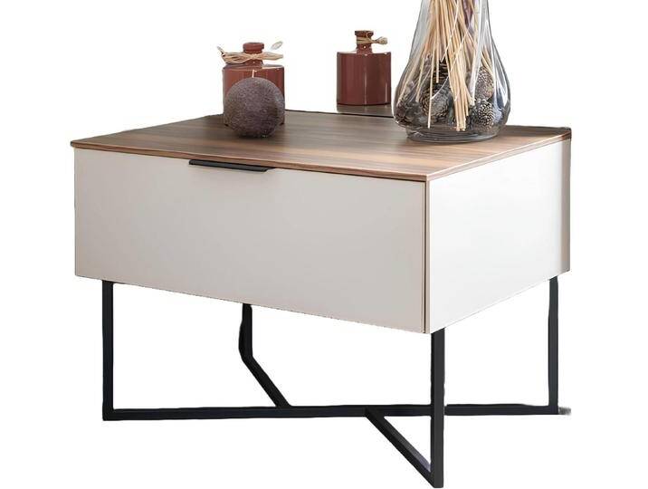 Xlmoebel Nachttisch Nachttische in Weiß mit modernem Design - Möbel Luxus, elegant (Nachttisch), Hergestellt in Europa, weiß von OTTO