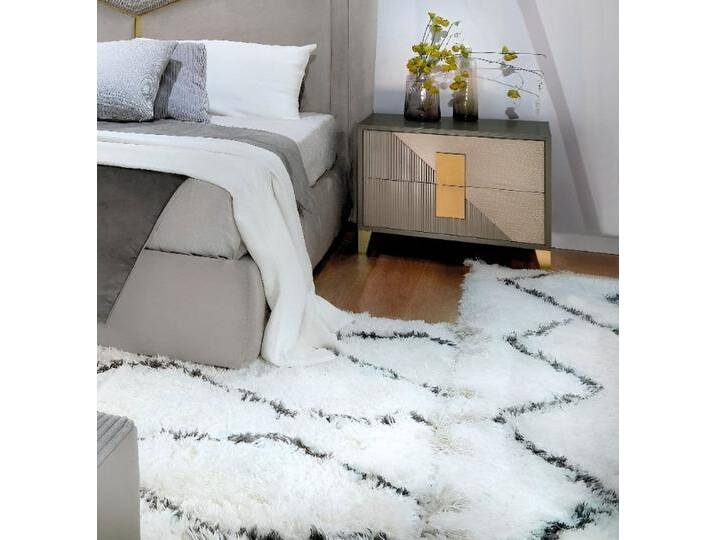 Xlmoebel Nachttisch Rechteckig Nachttisch Holz Design Schlafzimmer (1-St., Nachttisch), Hergestellt in Europa, grau von OTTO