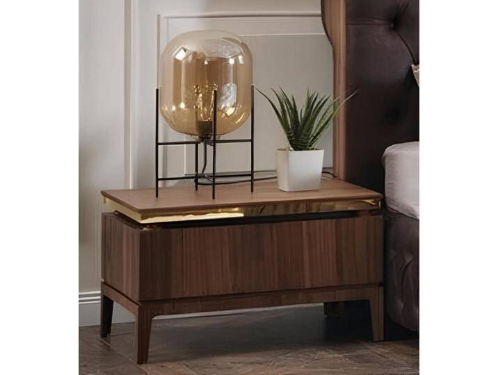 Xlmoebel Nachttisch Schlafzimmer Nachttisch Design Beistelltisch Nachttische (1-St., Nur Nachttisch), Hergestellt in Europa, braun von OTTO