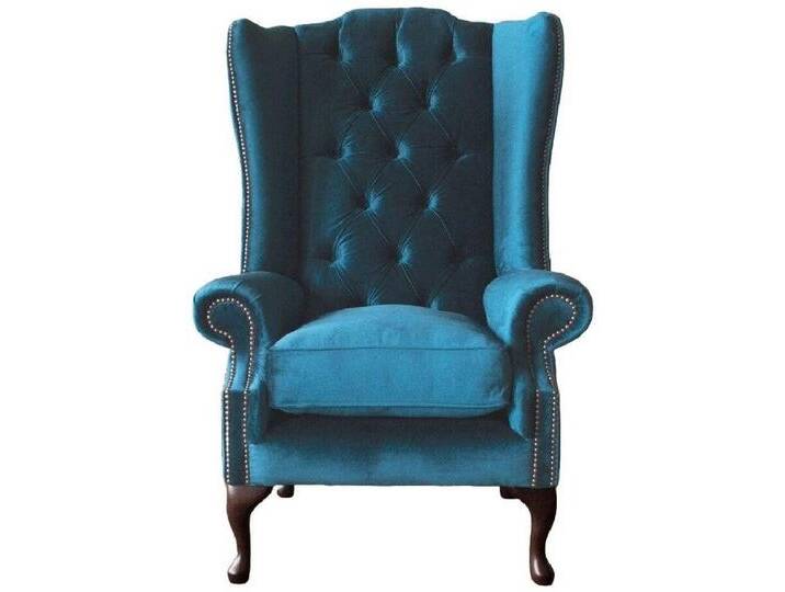 Xlmoebel Ohrensessel Chesterfield Sessel Sofa Couch Stuhl Relax Lounge Möbel (1-St., Sessel), Hergestellt in Europa, blau von OTTO