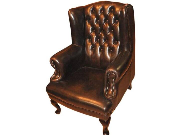 Xlmoebel Ohrensessel Großer König Ohrensessel Chesterfield Leder Stoff Sessel Sofa Couch (OHRENSESSEL CHESTERFIELD BIGKING), Hergestellt in Europa von OTTO