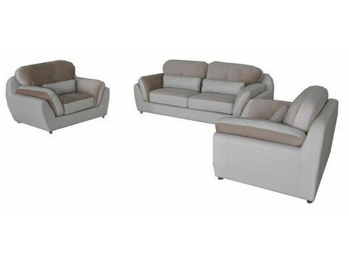 Xlmoebel Polstergarnitur Textil Sofa Polster Sitz Set Sofagarnitur 3+1+1 Garnitur Design Sessel, (Sofagarnitur 3+1+1 Sessel), Hergestellt in Europa von OTTO