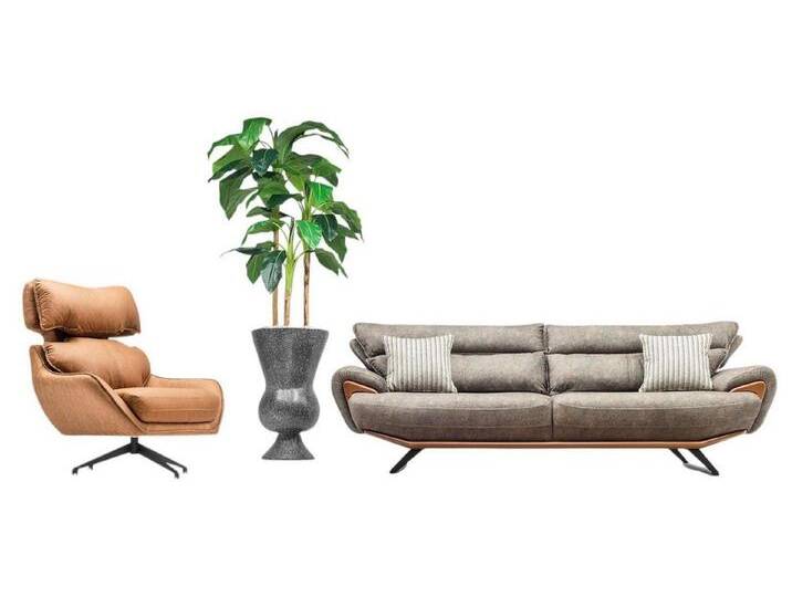 Xlmoebel Polstergarnitur Wohnzimmermöbel Sofa Ensemble Lounge Polstergruppe Sitzgruppe Sofa Set, (2tlg. Sofas Set(3+1 Sitzer), Hergestellt in Europa von OTTO