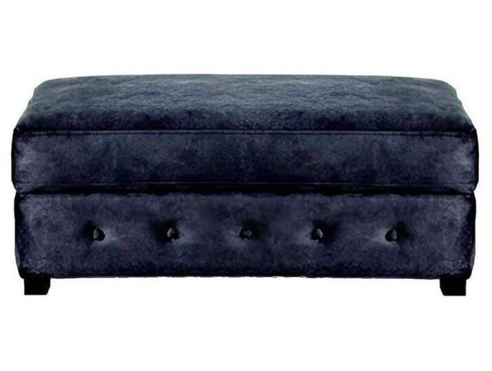 Xlmoebel Polsterhocker Großer Club Sitzhocker Lounge Hocker Leder Design Stoff Neu (Hocker Mare), Hergestellt in Europa, blau von OTTO