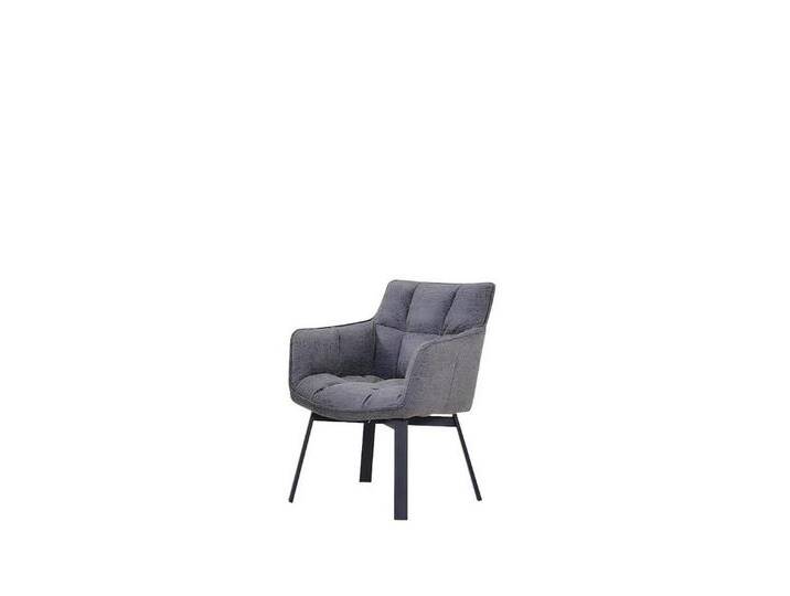 Xlmoebel Polsterstuhl Metall Design Lounge Sessel Stuhl - Luxuriöser Ruheplatz (1 St), Hergestellt in Europa, grau von OTTO