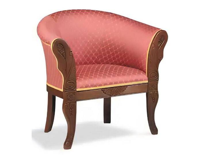 Xlmoebel Polsterstuhl Traditioneller Designer-Stuhl für das Wohnzimmer, Textilmöbel Polster, Hergestellt in Europa, rosa Xlmoebel Polsterstuhl Traditioneller Designer-Stuhl für das Wohnzimmer, Textilmöbel Polster, Hergestellt in Europa, rosa von OTTO